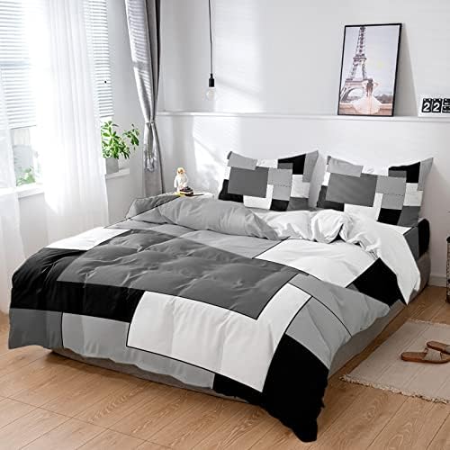 LooPoP 4PCS California King Duvet Cover Set 1