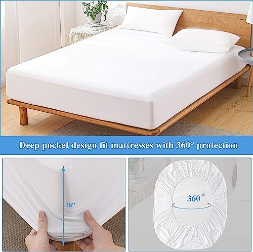Softhour 2 Pack Twin XL Waterproof Mattress Protector