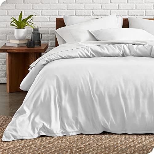 Bare Home Comforter Set with Duvet Cover Set KingCal King White