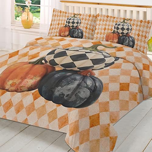 LooPoP Duvet Cover Set Pumpkin Design