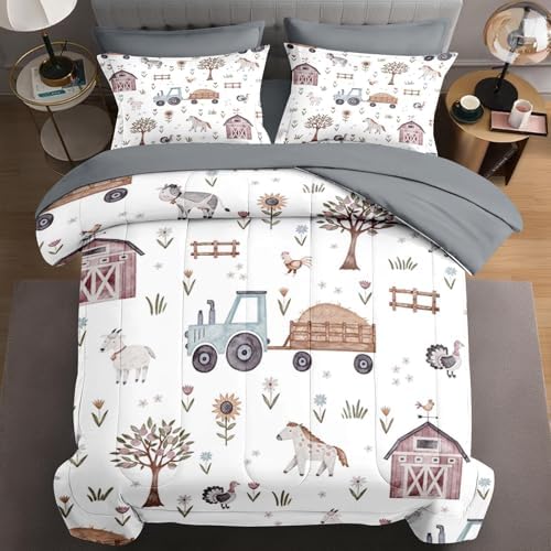 WeCozy 7 Pcs Comforter Set with 2 Pillowcases 2 Shams