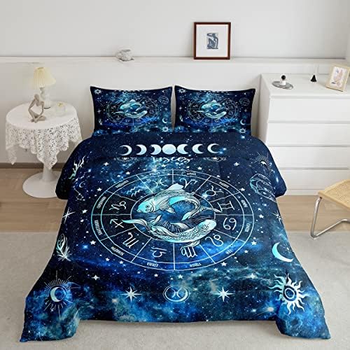 Homewish Pisces Comforter Set for Kids Adults