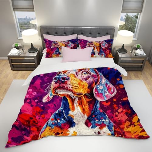 3D Print Standard Schnauzer Duvet Cover Set for Kids 1