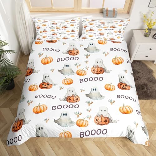 Manfei Halloween Kids Duvet Cover Set Twin Size 1