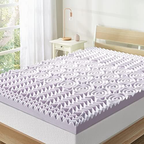Mellow 3 Inch 5-Zone Memory Foam Mattress Topper Twin