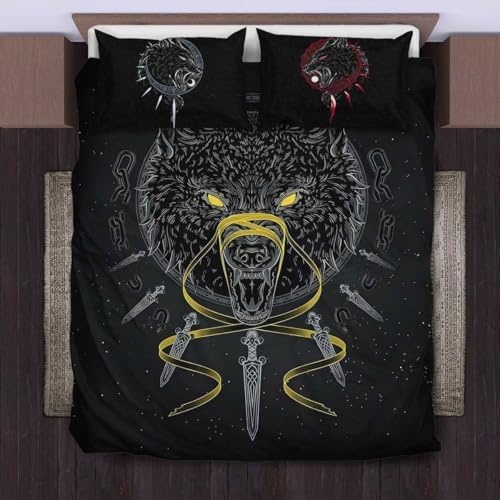 Fenirr Viking Bedding Set Customizable 3 or 4 pcs