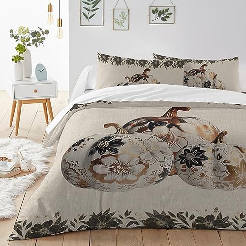 LooPoP California King Duvet Cover Set with Pillow Cases and Zipper Closure