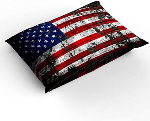 LooPoP 3PC Comforter Set American Flag Wrinkle Free