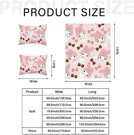 My Bunny Melody 3D Duvet Cover Set 3 Piece