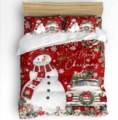 LooPoP Christmas Duvet Cover Set 4PCS California King