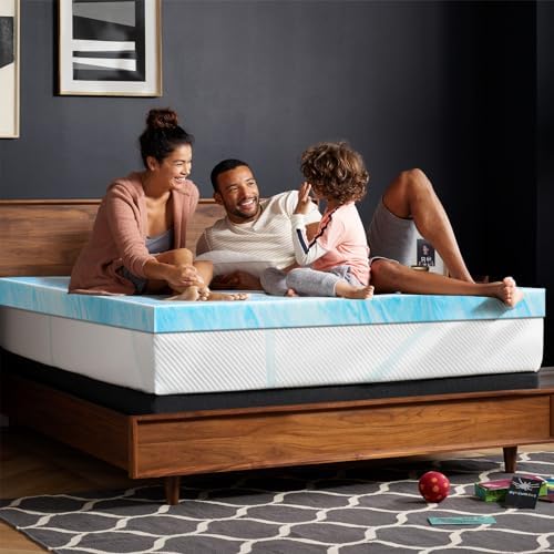 BedsPick 2 Inch Memory Foam Gel Cooling Mattress Topper Twin XL