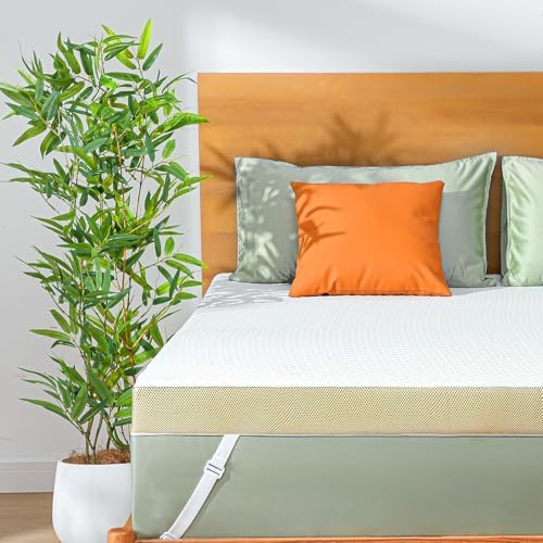 Marsail 3 Inch Cooling Gel Memory Foam Mattress Topper