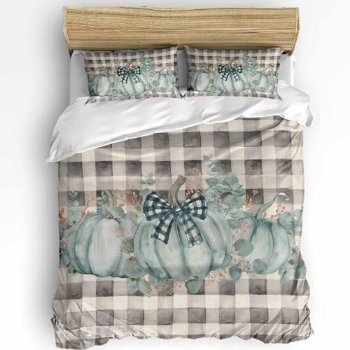 LooPoP Fall Duvet Cover Set 3PCS California King Size