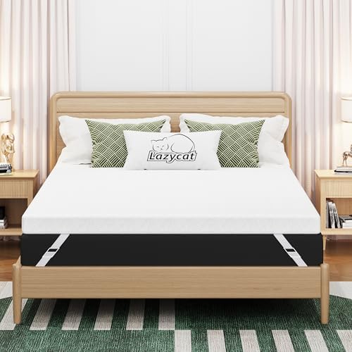 LazyCat 3 Inch Memory Foam Twin XL Mattress Topper