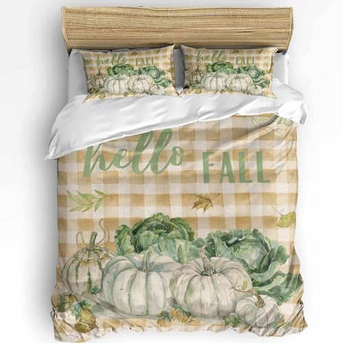 LooPoP Fall Duvet Cover Set 3 PCS California King