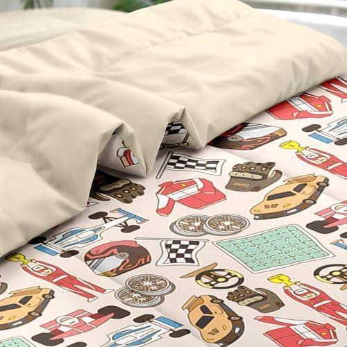 Pamnest Racing Car Comforter Set 7 Pcs Full Size