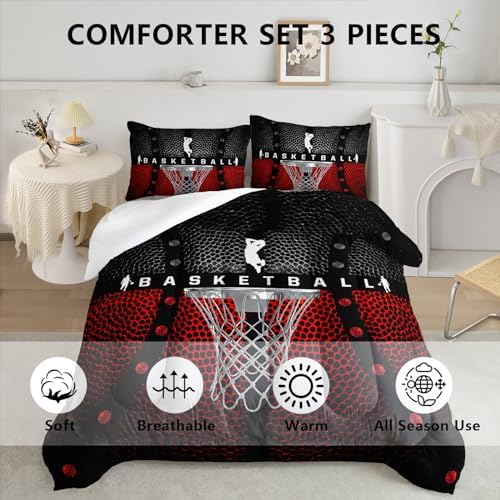 Axolotl Basketball Bedding Set for Boys Kids Teens