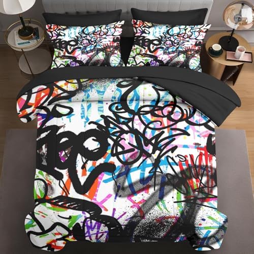 WeCozy 7 Pcs Queen Comforter Set with Shams and Pillowcases
