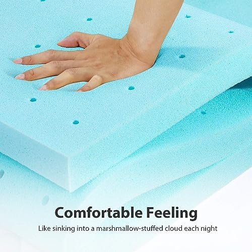 BedsPick 3 Inch Twin XL Memory Foam Mattress Topper
