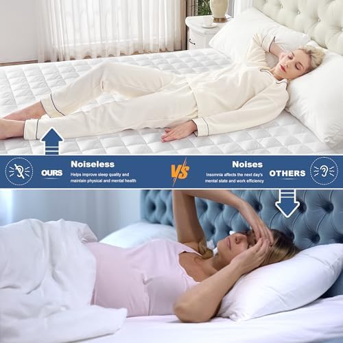 GRT Full Size Waterproof Mattress Pad - 100 TPU Quilted Protector