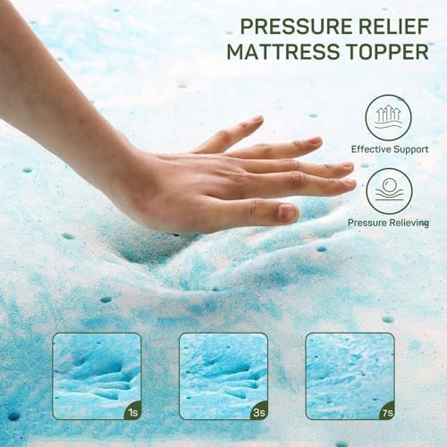 Zibbizo 3 Inch Mattress Topper Twin XL Size