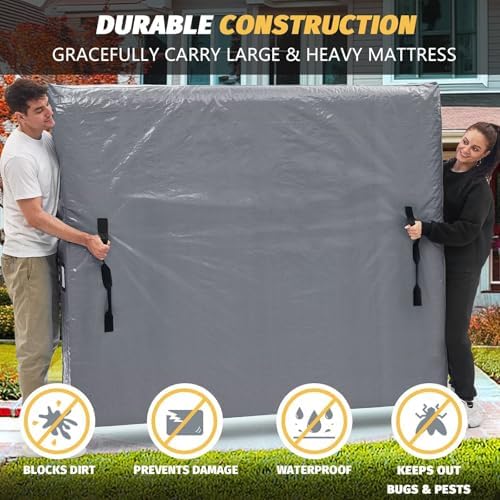 BETU Twin Mattress Cover with 8 Handles and Zipper