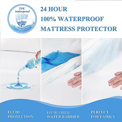 Softhour 2 Pack Twin XL Waterproof Mattress Protector