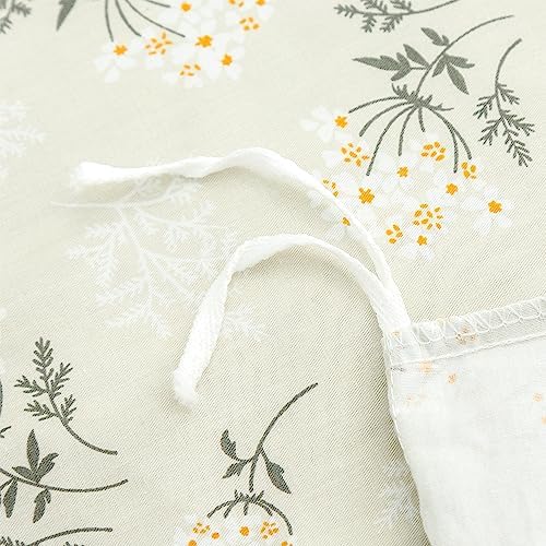 Floarl King Duvet Cover Set - 3 Pieces Floral Bedding with Zipper Closure