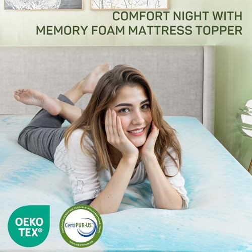 Zibbizo 3 Inch Mattress Topper Twin XL Size
