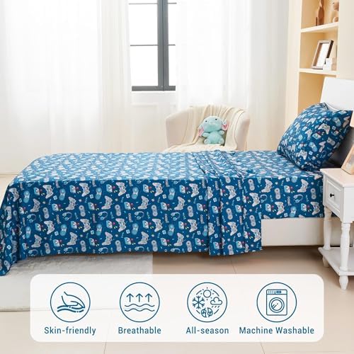 Kids Bed Sheet Set with Game Controller Print