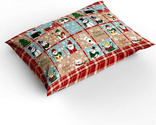 LooPoP Christmas Duvet Cover Set California King 3 Piece