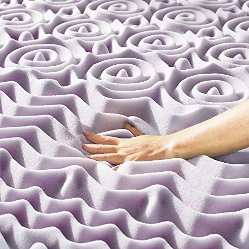 Mellow 3 Inch 5-Zone Memory Foam Mattress Topper Twin