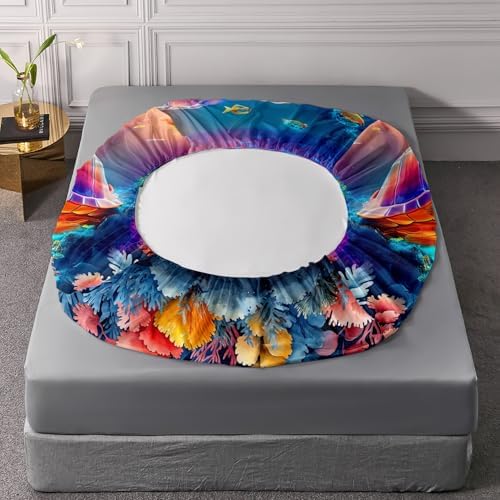 Coastal Bedding Turtle Fitted Sheet Set Twin Size