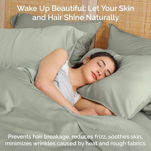 Bamtek Bamboo Viscose Duvet Cover Set Queen Size