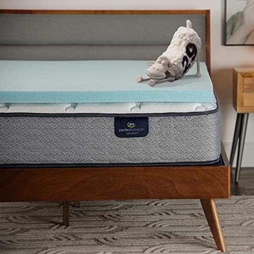 Serta ThermaGel Cooling Mattress Topper 2 Inch King Size