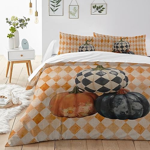 LooPoP Duvet Cover Set Pumpkin Design