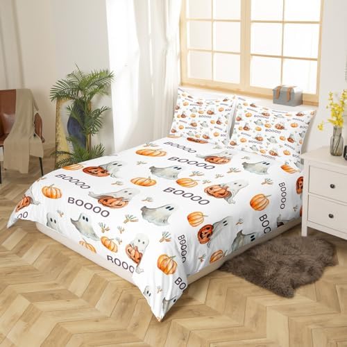 Manfei Halloween Kids Duvet Cover Set Twin Size 1