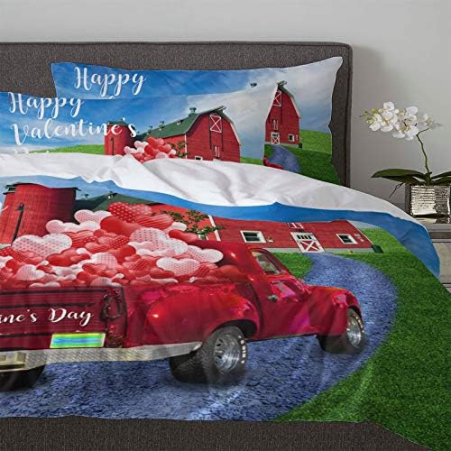 Valentine Duvet Cover Set 3PCS California King Size