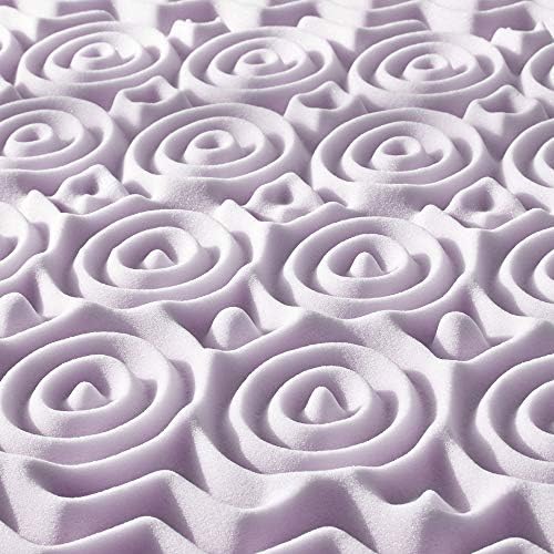 Mellow 3 Inch 5-Zone Memory Foam Mattress Topper Twin