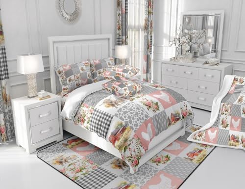 Homewish Farmhouse Barn Comforter Set for Girls 1