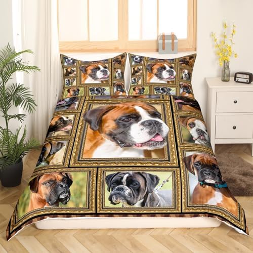 Feelyou King Size Duvet Cover Set with Pillow Cases 1