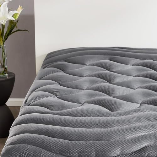 SLEEP ZONE King Mattress Topper with Cooling Technology
