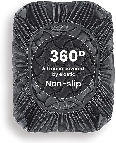 SLEEP ZONE King Mattress Topper with Cooling Technology
