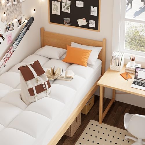 Topllen Twin XL Mattress Topper for Back Pain Relief