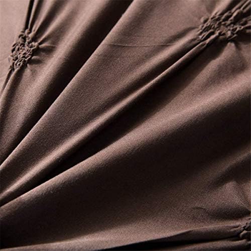 Feelyou Pinch Pleated Duvet Cover Set King