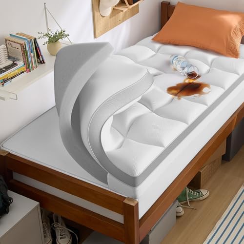 Bedsure 4 Inch Dual Layer Mattress Topper for Twin XL