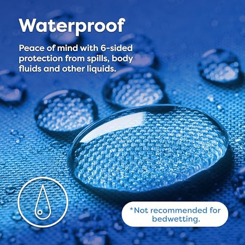 Hospitology Mattress Encasement Queen Size Waterproof Stretchable