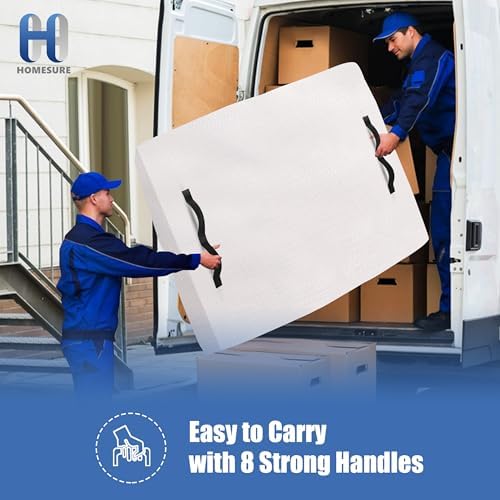 HOMESURE Mattress Encasement with 8 Handles - Queen Size Heavy Duty