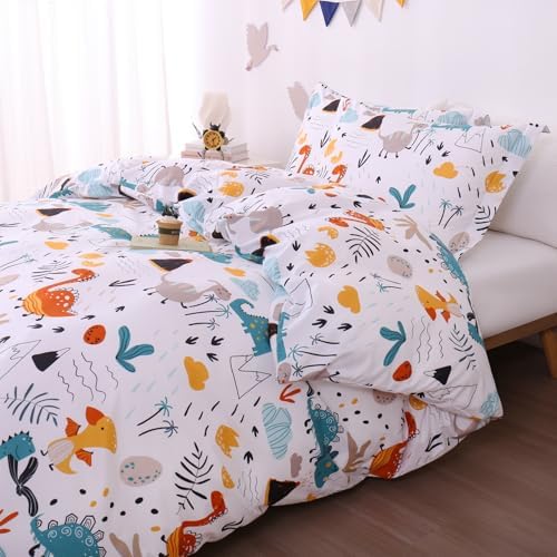 JSD Dinosaur Kids Duvet Cover Set Full Size