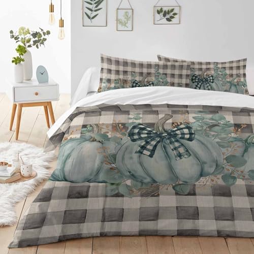 LooPoP Fall Duvet Cover Set 3PCS California King Size